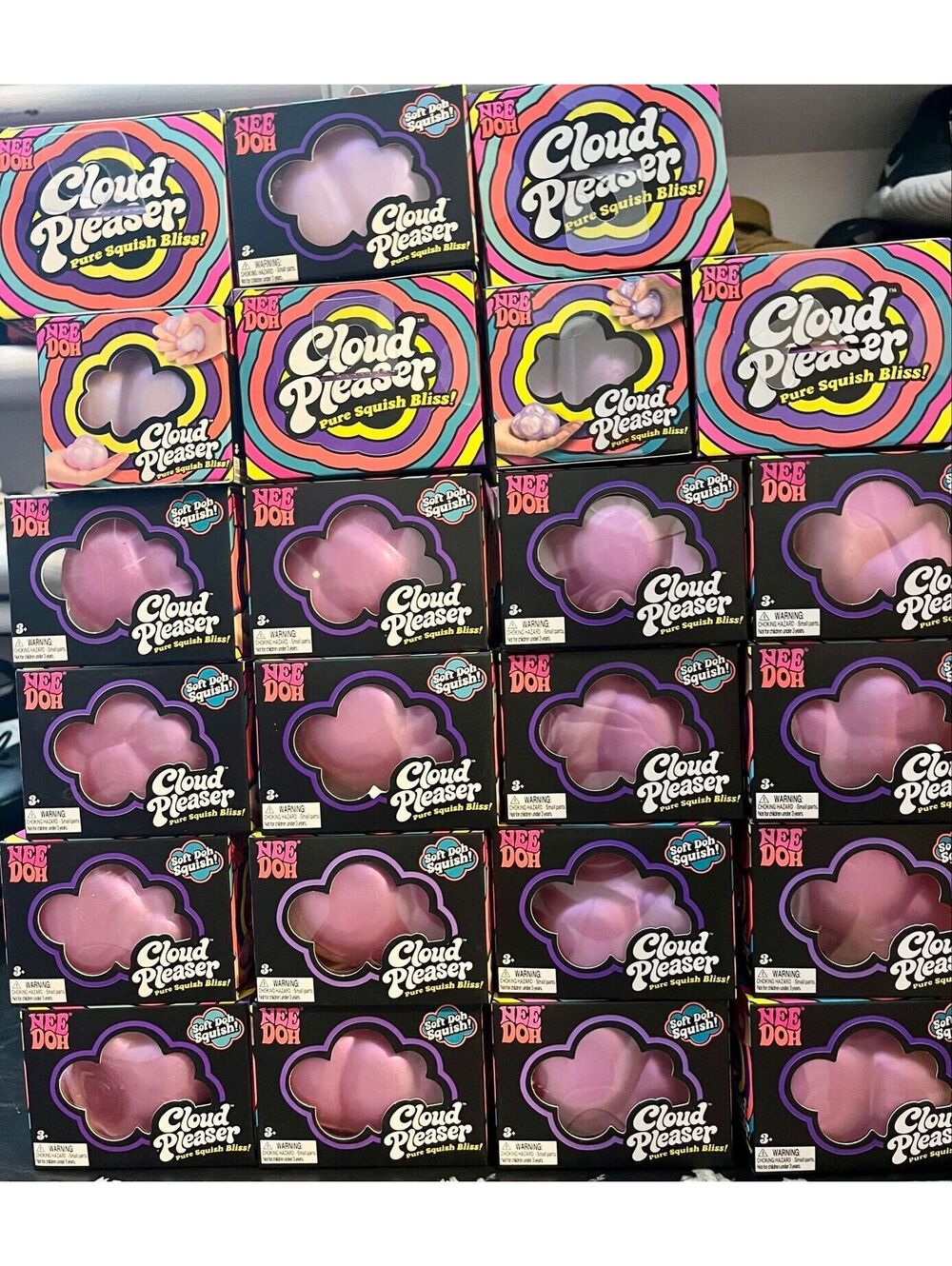New authentic NeeDoh Cloud Pleaser Schilling Shimmer Squishy
